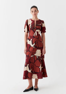 Maddox Linen Top | Print