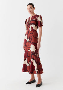 Maddox Linen Top | Print