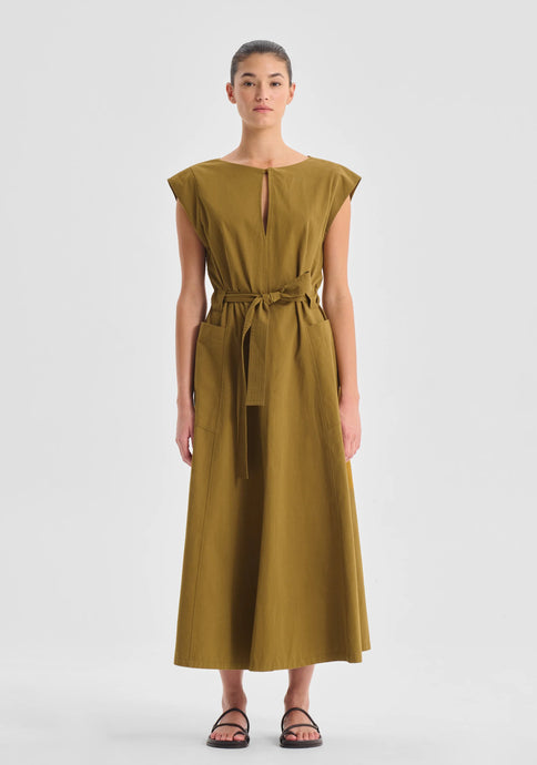 Marique Dress | Tabacco