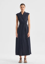 Load image into Gallery viewer, Vera Wrap Dress | Navy