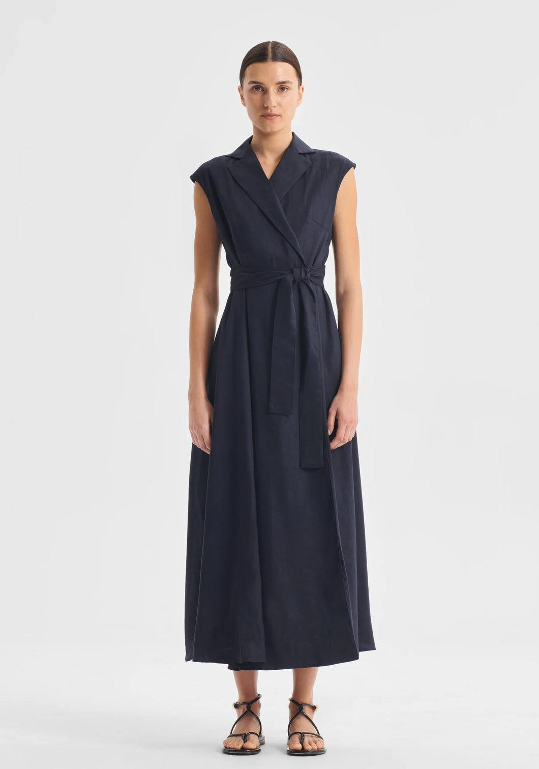 Vera Wrap Dress | Navy