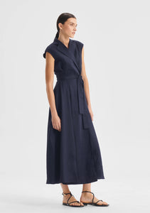 Vera Wrap Dress | Navy