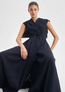 Vera Wrap Dress | Navy