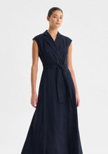 Load image into Gallery viewer, Vera Wrap Dress | Navy