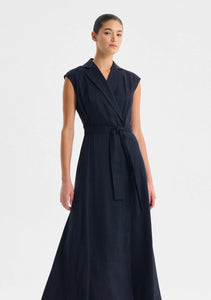Vera Wrap Dress | Navy