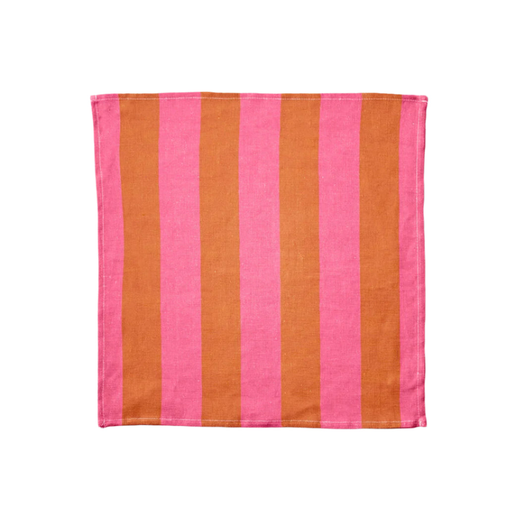 Stripe Candy Napkins | Set of 4