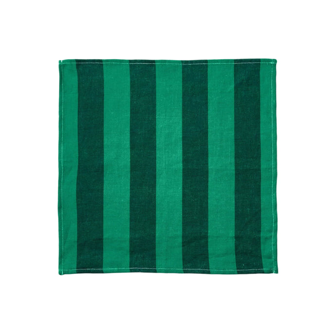 Stripe Emerald Napkins | Set of 4