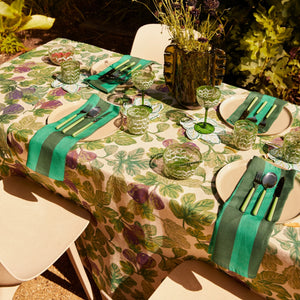 Stripe Emerald Napkins | Set of 4