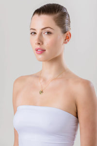 Beck Clear Necklace | Silver