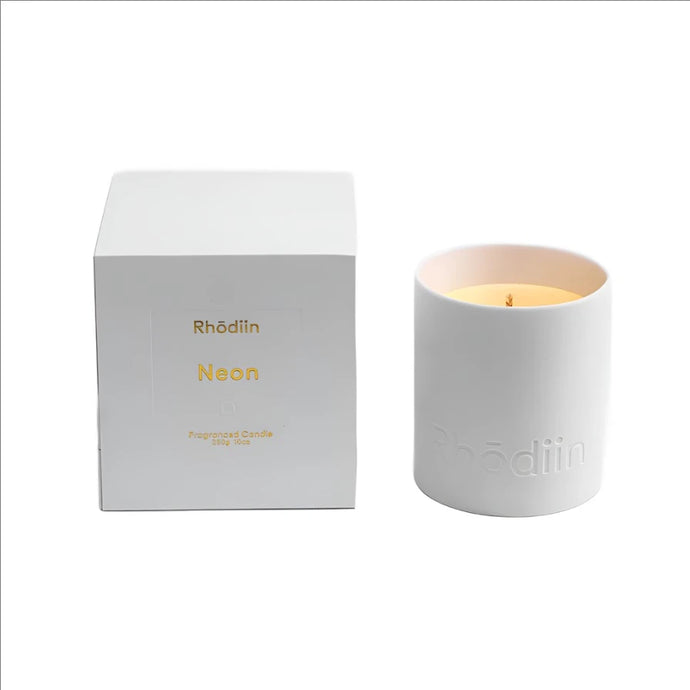 Rhodiin Neon Candle