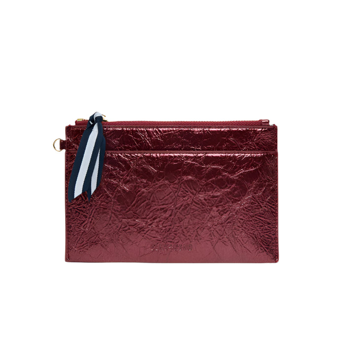 New York Coin Purse | Plum Crinkle