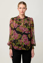 Load image into Gallery viewer, Estrella Braided Neck Blouse | Winter Granadilla
