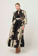 Load image into Gallery viewer, Espada Linen Viscose Maxi Dress | Mariposa Nero