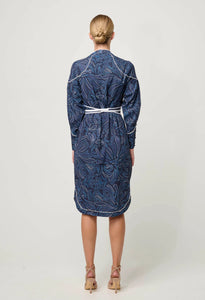 Adela Viscose Dobby Dress | Altamira