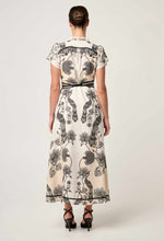 Load image into Gallery viewer, Xanthia Diamond Smock Yoke Dress | Imperial Stone