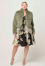 Load image into Gallery viewer, Reina Faux Fur Jacket | Jade Mist