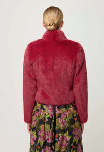 Reina Faux Fur Jacket | Rosa