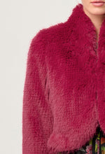 Load image into Gallery viewer, Reina Faux Fur Jacket | Rosa