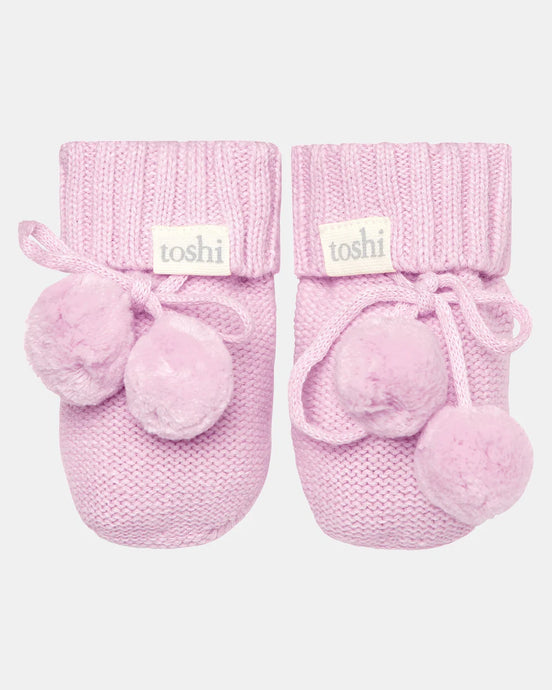 Organic Booties Marley - Lavender