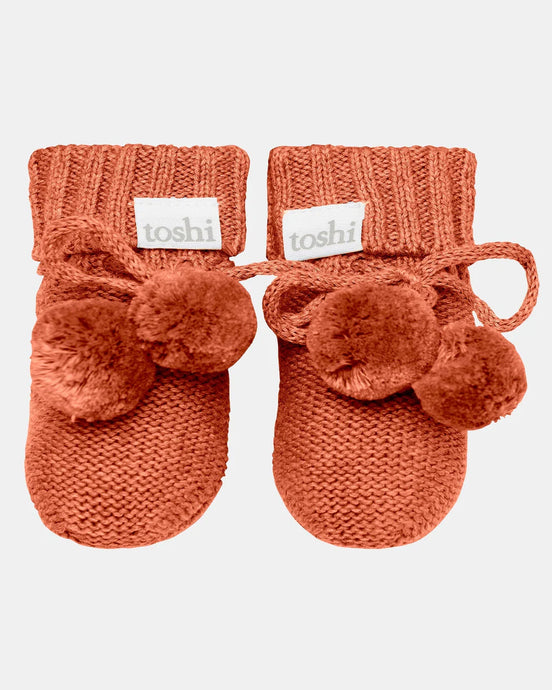 Organic Booties Marley - Saffron