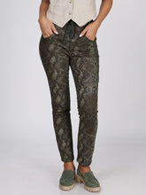 Load image into Gallery viewer, Peyton Olive Boyfriend Pant