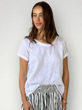 Load image into Gallery viewer, Ellie Round Neck Top | White