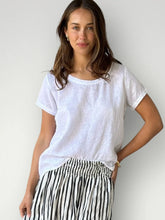 Load image into Gallery viewer, Ellie Round Neck Top | White