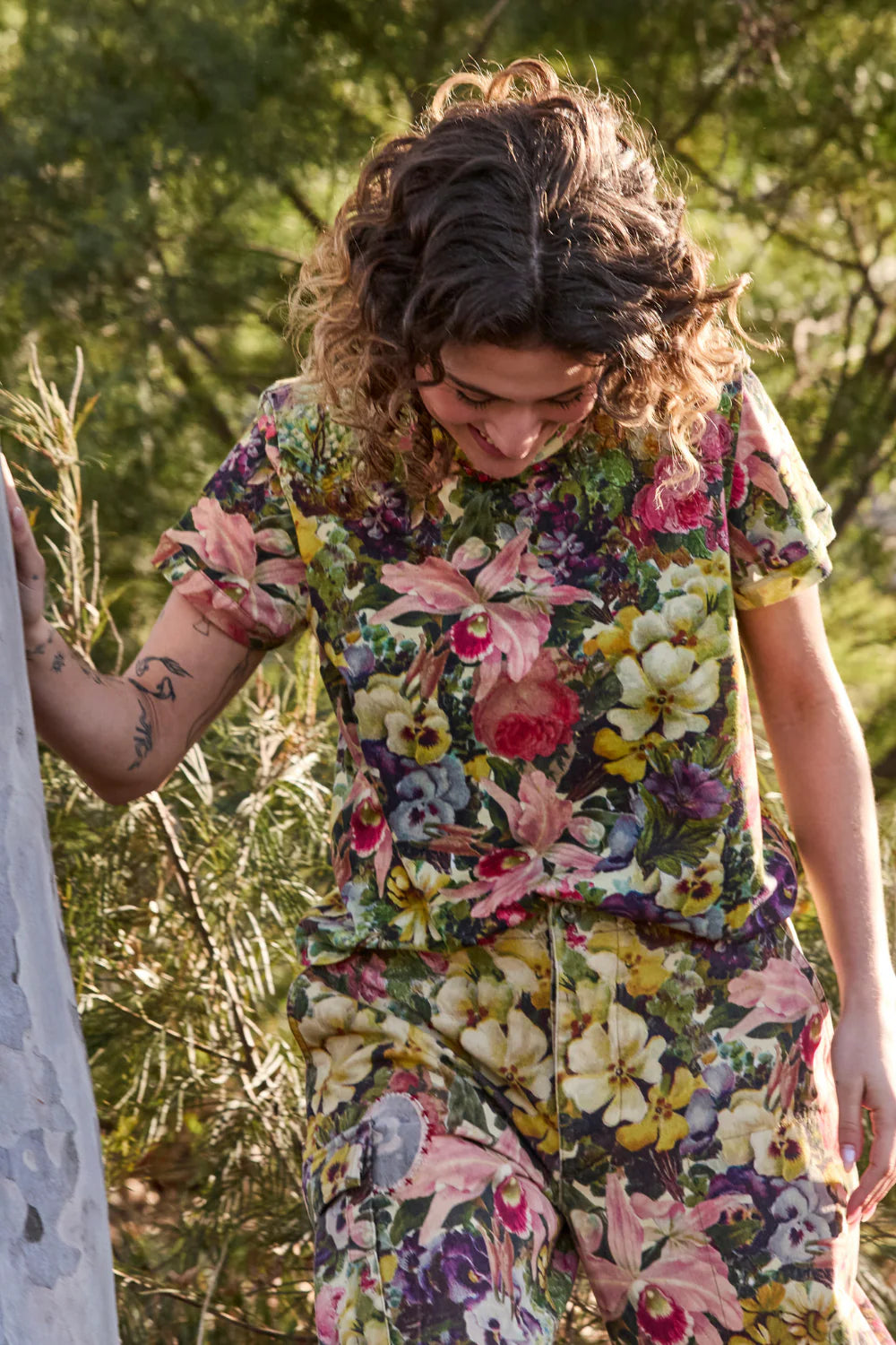 Blooms Tee | Poppy