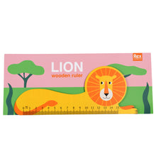 Load image into Gallery viewer, Wooden Ruler | Lion