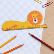 Load image into Gallery viewer, Wooden Ruler | Lion