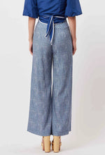 Load image into Gallery viewer, Panama Linen Viscose Wide Pant | Del Mar Stripe
