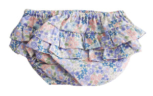 Ruffle Nappy Cover | Liberty Blue