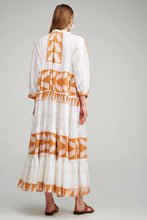 Load image into Gallery viewer, Zakar Maxi Dress | White/Camel