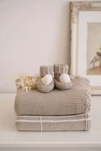 Load image into Gallery viewer, Pom Pom Baby Socks | Latte