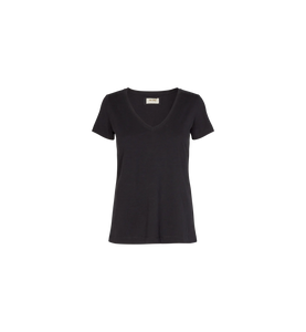 Arden Organic V-SS Tee | Black