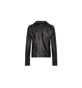 Rebel Leather Jacket | Black