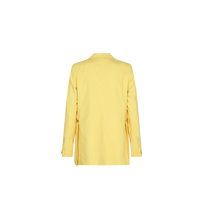 Load image into Gallery viewer, Windy Twill Pinstripe Blazer | Yellow Plum