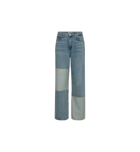Relee Block Jeans | Mid Blue