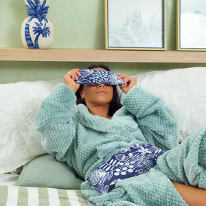 Cosy Luxe Waffle Bath Robe | Light Grey