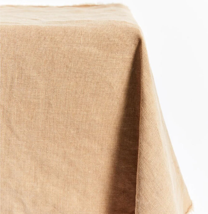 Bay Linen Tablecloth | Turmeric