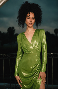 Irene Dress | Lime
