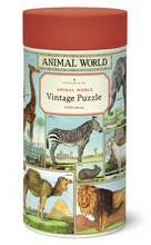 Load image into Gallery viewer, Vintage Puzzle | Animal World