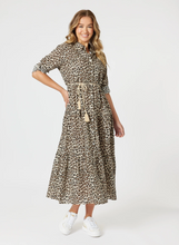 Load image into Gallery viewer, Le Marais Button Up Print Dress