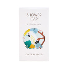 Load image into Gallery viewer, Cotton Shower Cap | White Cockatoos