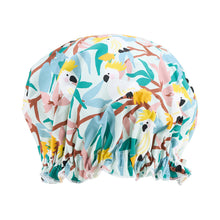 Load image into Gallery viewer, Cotton Shower Cap | White Cockatoos