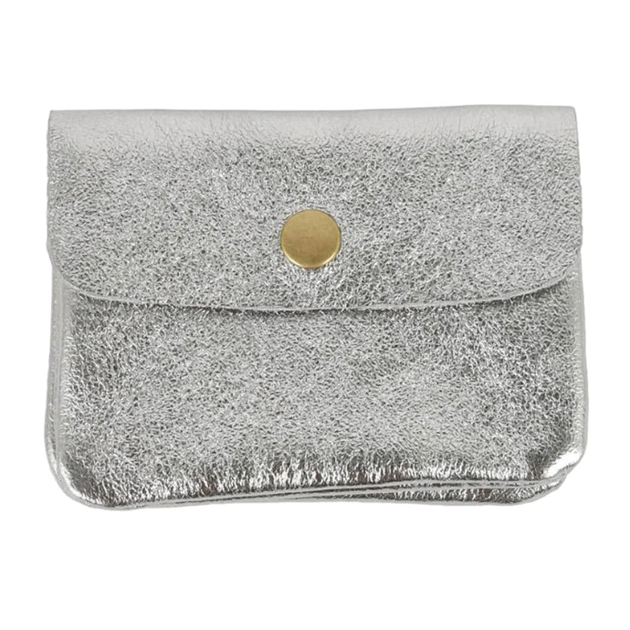 Coin Purse | Metallic Grey