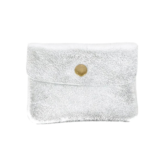 Coin Purse | Metallic Silver