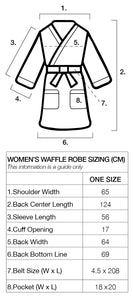 Cosy Luxe Waffle Bath Robe | Light Grey