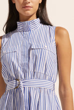 Load image into Gallery viewer, Snippet Dress | Cobalt Stripe