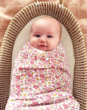 Load image into Gallery viewer, Muslin Swaddle | Rose Garden